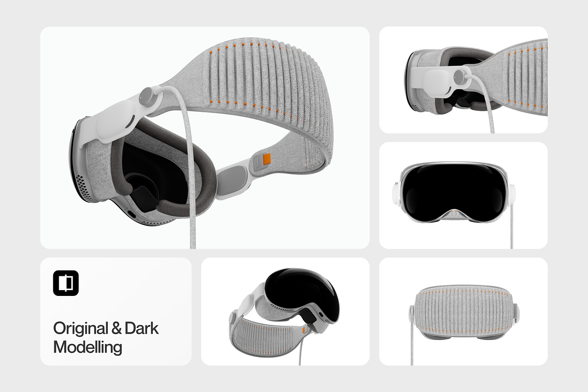 Apple 3D Vision Pro, an Object 3D Model by Illustraly Design (Photo 8 of 8)