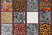 Safari Set. Seamless Animal Prints, a Pattern Graphic by Svetlana Kononova (Thumbnail 2 of 9)