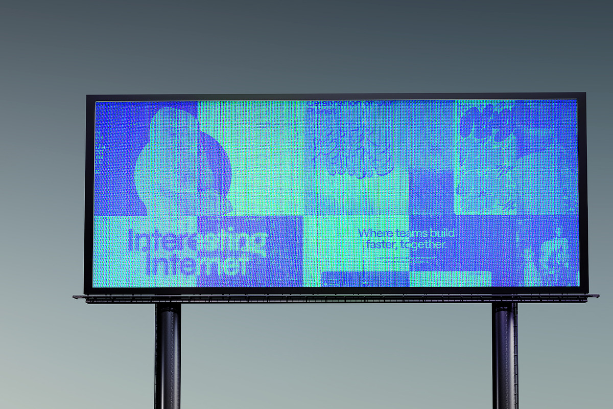 Billboard Mockup Digital Screen