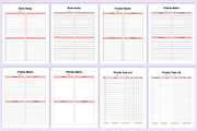 2025 Brain Dump Bundle For Canva, a Stationery Template by Shumaya (Thumbnail 3 of 6)