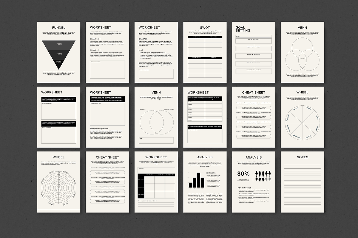 Minimalist Ebook & Workbook Canva, a Marketing Template by thebusinessoutfit (Photo 6 of 13)