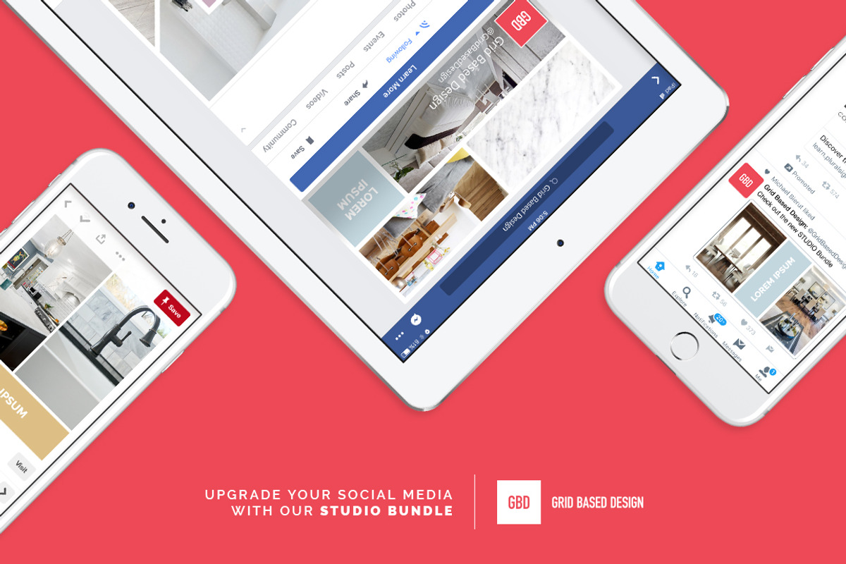 STUDIO Social Media Bundle, a Social Media Template by Grid Based Design (Photo 6 of 6)