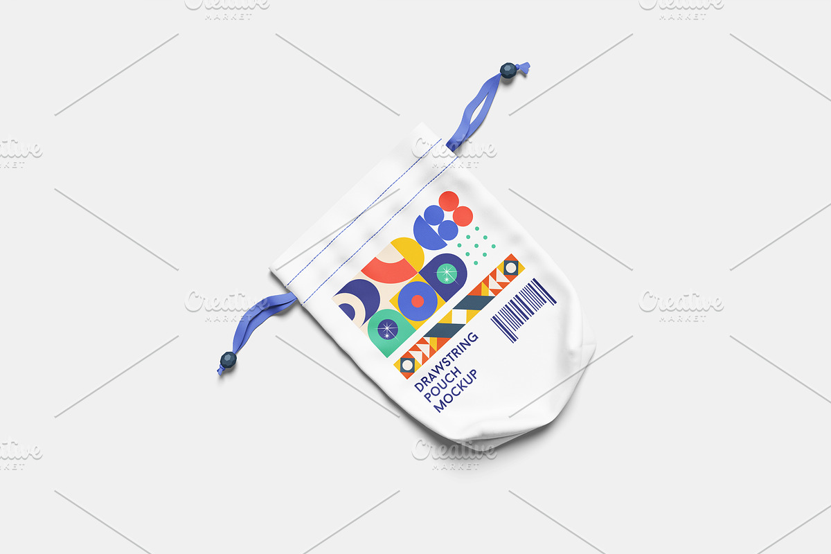 Drawstring Pouch Mockup, a Packaging Mockup by Hazzpro_Std (Photo 4 of 5)