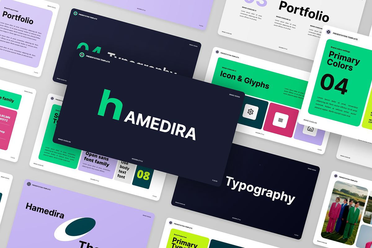 Brand Guideline Modern Keynote, a Presentation Template by Annora Studio (Photo 5 of 5)