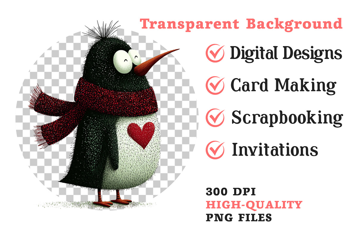 Whimsical Valentine Animals Clipart, an Illustration by Dream Creation (Photo 8 of 8)