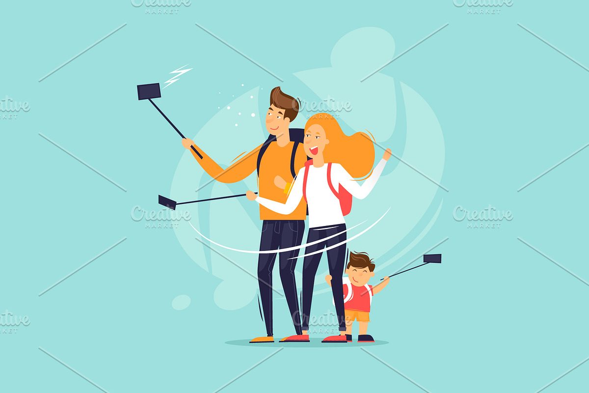 Traveling with children, a Person Illustration by Podis (Photo 5 of 5)