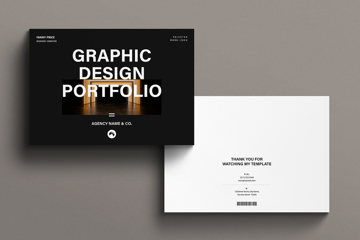 Graphic Design Portfolio Brochure, a Brochure Template by E-Type (Photo 8 of 8)