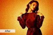Text Masking Portrait Photo Effect, a Layer Style Add-On by graphypix (Thumbnail 3 of 11)