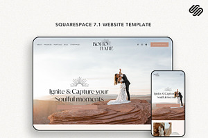 Squarespace 7.1 Boho Babe