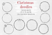 Christmas doodles. Big Bundle, a Seasonal Illustration by HmarkaShop (Thumbnail 4 of 4)