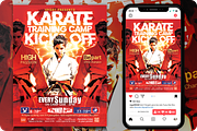 Karate Sport Event Flyer, a Flyer Template by regalDRAW (Thumbnail 2 of 3)