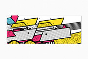 40 Vector Bright Backgrounds in 80s, a Pattern Graphic by softulka (Thumbnail 9 of 13)
