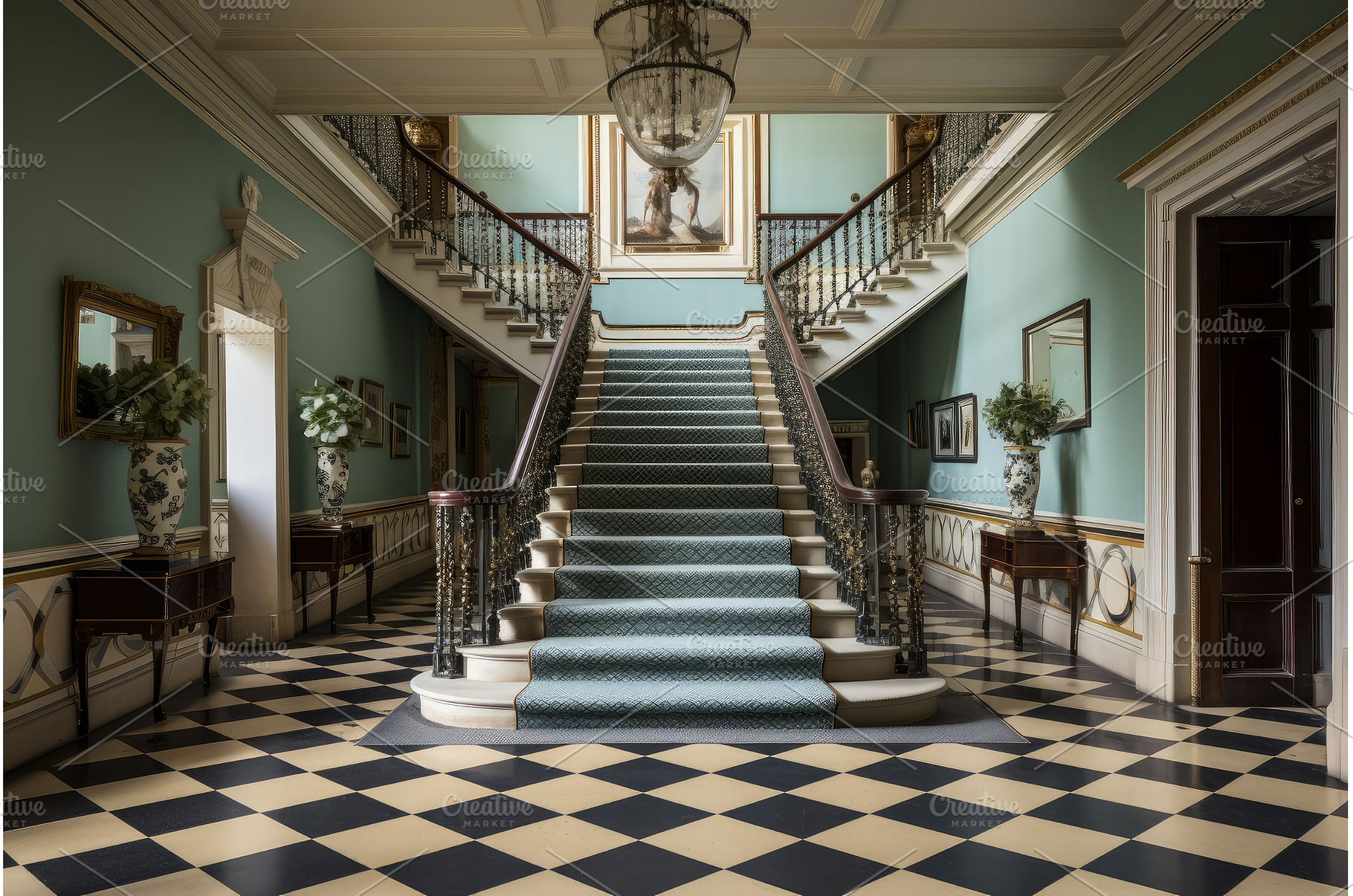Hall corridor entrance stairs design, an Architecture Photo by Ylivdesign