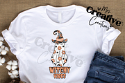 Witchy Vibes Halloween ghost, a Graphic by Mrs. Creative Creations (Thumbnail 5 of 5)
