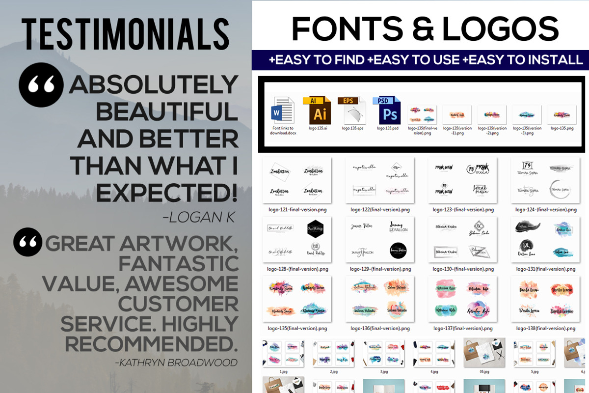 Mobile Application Branding Logos, a Branding & Logo Template by AN Productions (Photo 2 of 22)