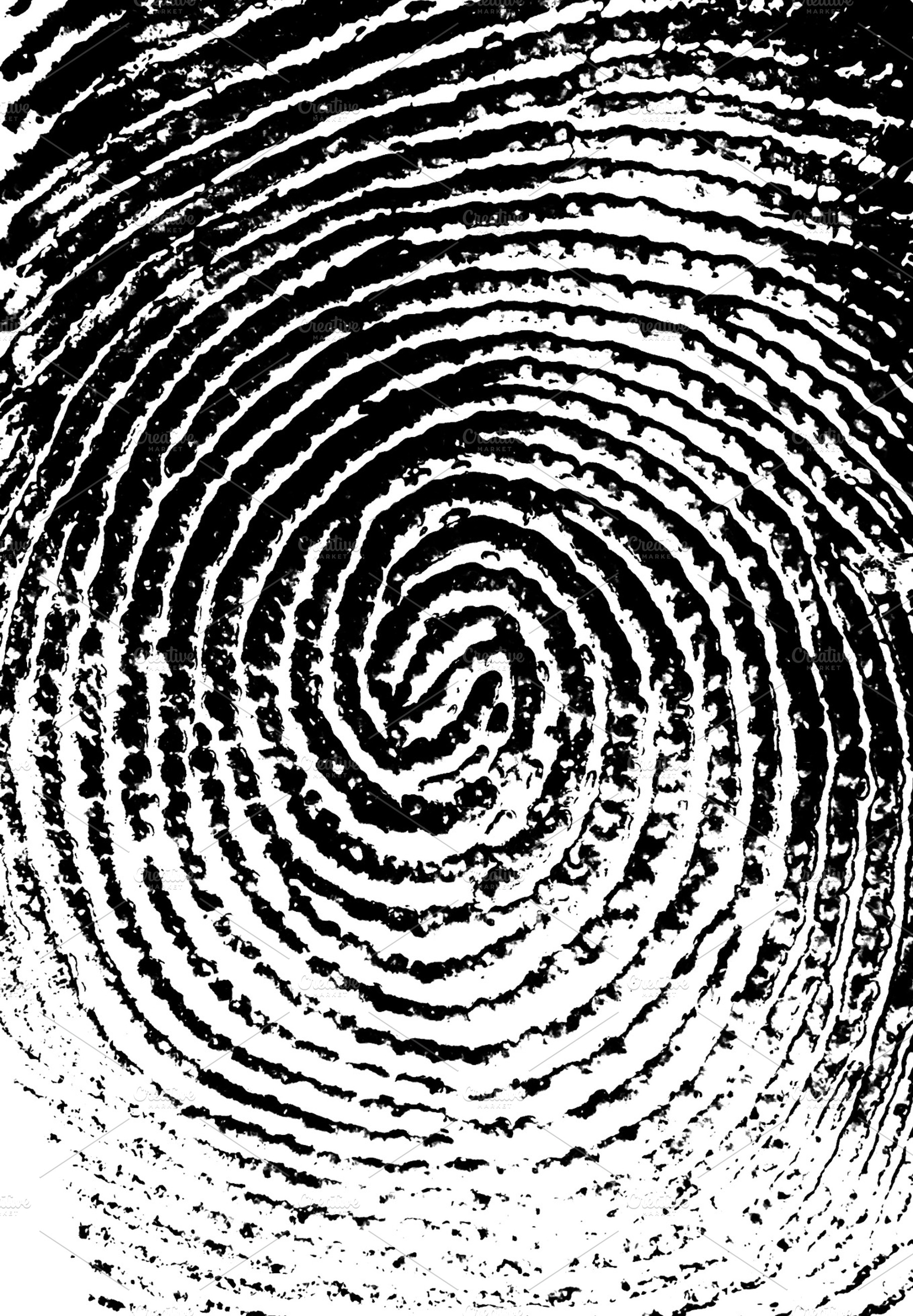 Thumb print featuring artistic, biometric, and blank, an Abstract Photo by graphic 9