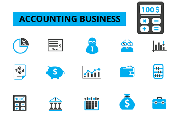 20 Accounting Business Icons