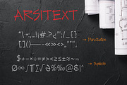 ARSITEXT - Handwriting Font, a Font by Aksa & Nusa Co. (Thumbnail 3 of 6)