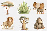Whimsical Forest Clipart, an Illustration by DreamCafeArt (Thumbnail 5 of 8)