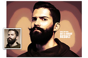 Cartoon Oil Painting, an Action Add-On by DesignCave (Thumbnail 3 of 5)