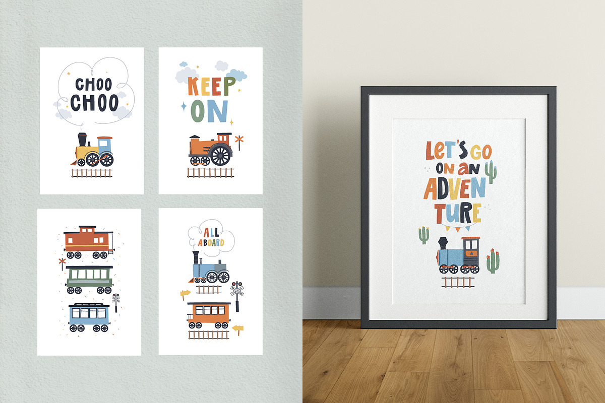 Train Adventures, an Illustration by Funny Bug (Photo 6 of 13)