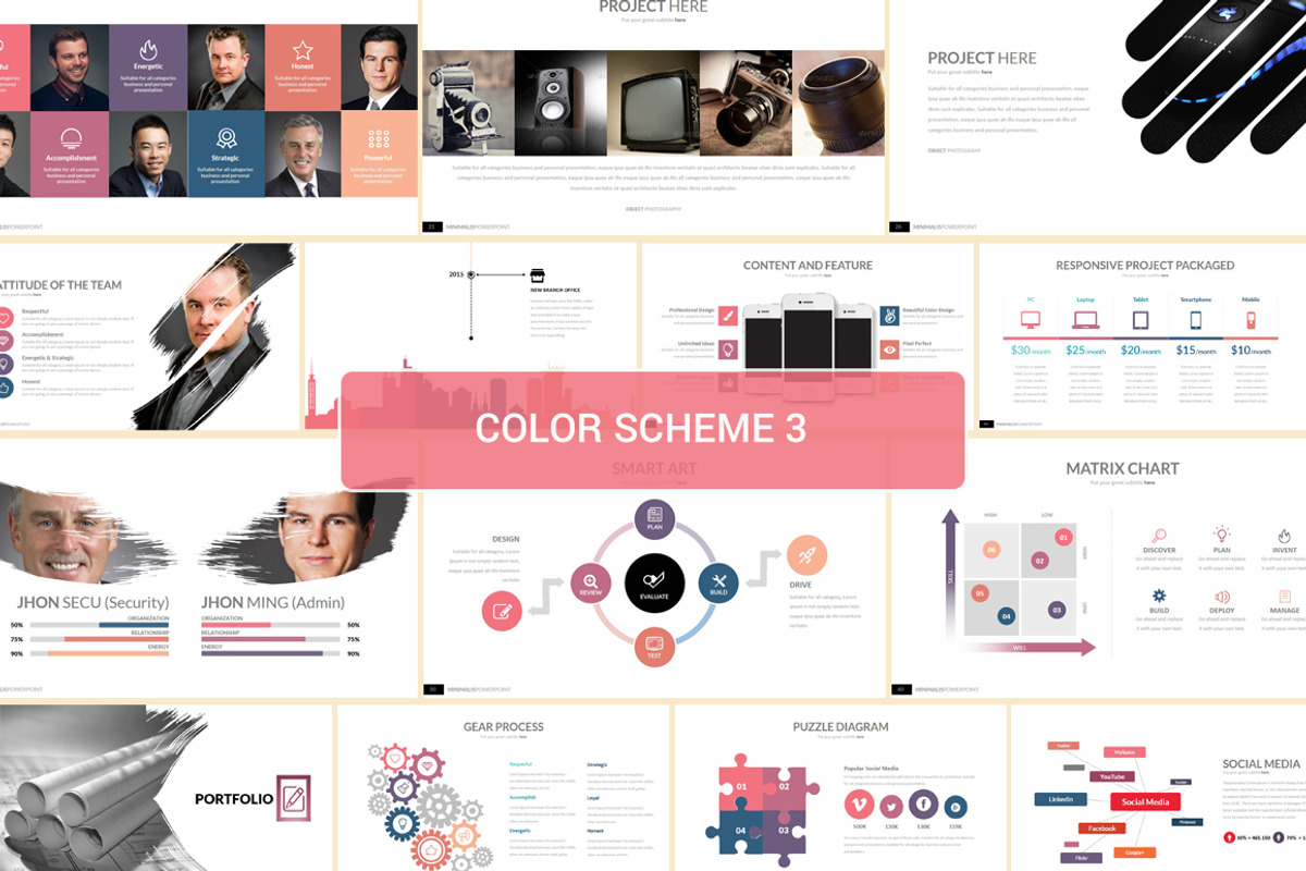 Minimalis Powerpoint Template, a Presentation Template by Dedijuniadi (Photo 4 of 5)