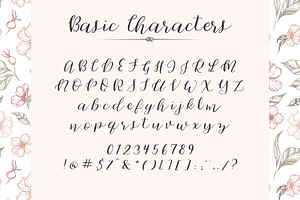 Cherokee Rose Calligraphy Font