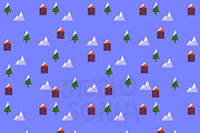December Houses, a Pattern Graphic by StudioSonna (Thumbnail 1 of 3)