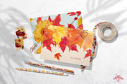Golden | Watercolor Autumn set, a Decorative Illustration by Tanya Vollar (Thumbnail 6 of 14)