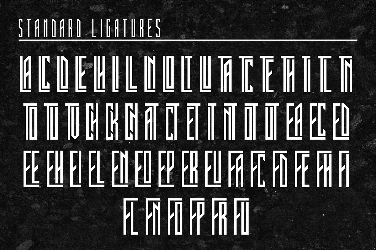 Mont Blanc Sharp Label Font, a Blackletter Font by JumboDesign (Photo 8 of 8)