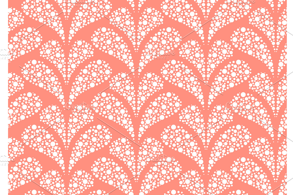 Flower geometric pattern with points, a Pattern Graphic by RODINA (Photo 1 of 3)