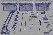 Race Track Const. Kit: Add-on A, an Object 3D Model by RivermillStudios (Thumbnail 3 of 5)