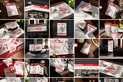 40 Pizza Branding & Packaging Mockup, a Packaging Mockup by Vitora Mockup (Thumbnail 2 of 12)