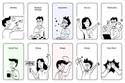 20 UX Illustration - Office Worker, a Work Illustration by Directico Design Kit (Thumbnail 3 of 3)