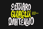 Tukah Melasick Bold Urban Street, a Handwritten Font by Maulana Creative (Thumbnail 2 of 6)