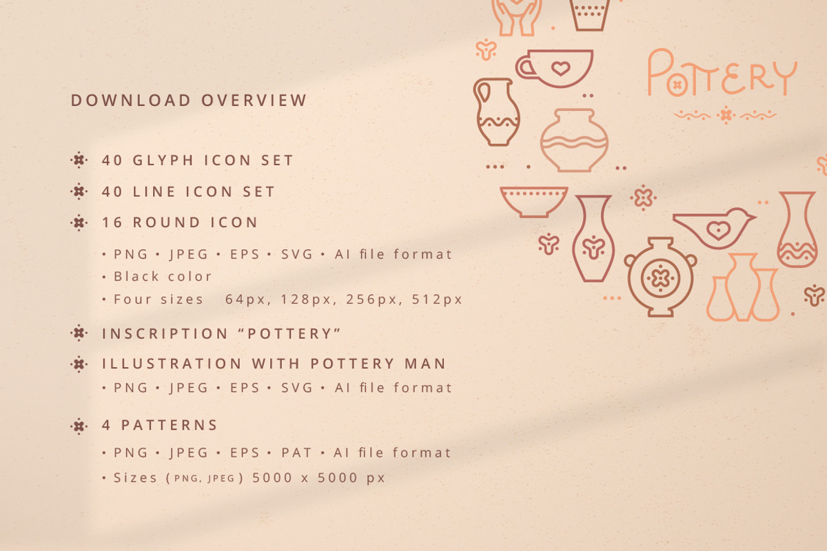 Pottery collection, an Icon by Laymik creative (Photo 15 of 15)