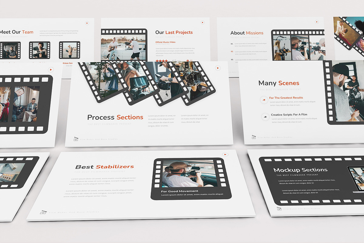 Move Studios Powerpoint Template, a Presentation Template by Formatika Studio (Photo 4 of 10)