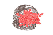 Astronaut Helmet, an Animal Illustration by alexrockheart (Thumbnail 9 of 9)