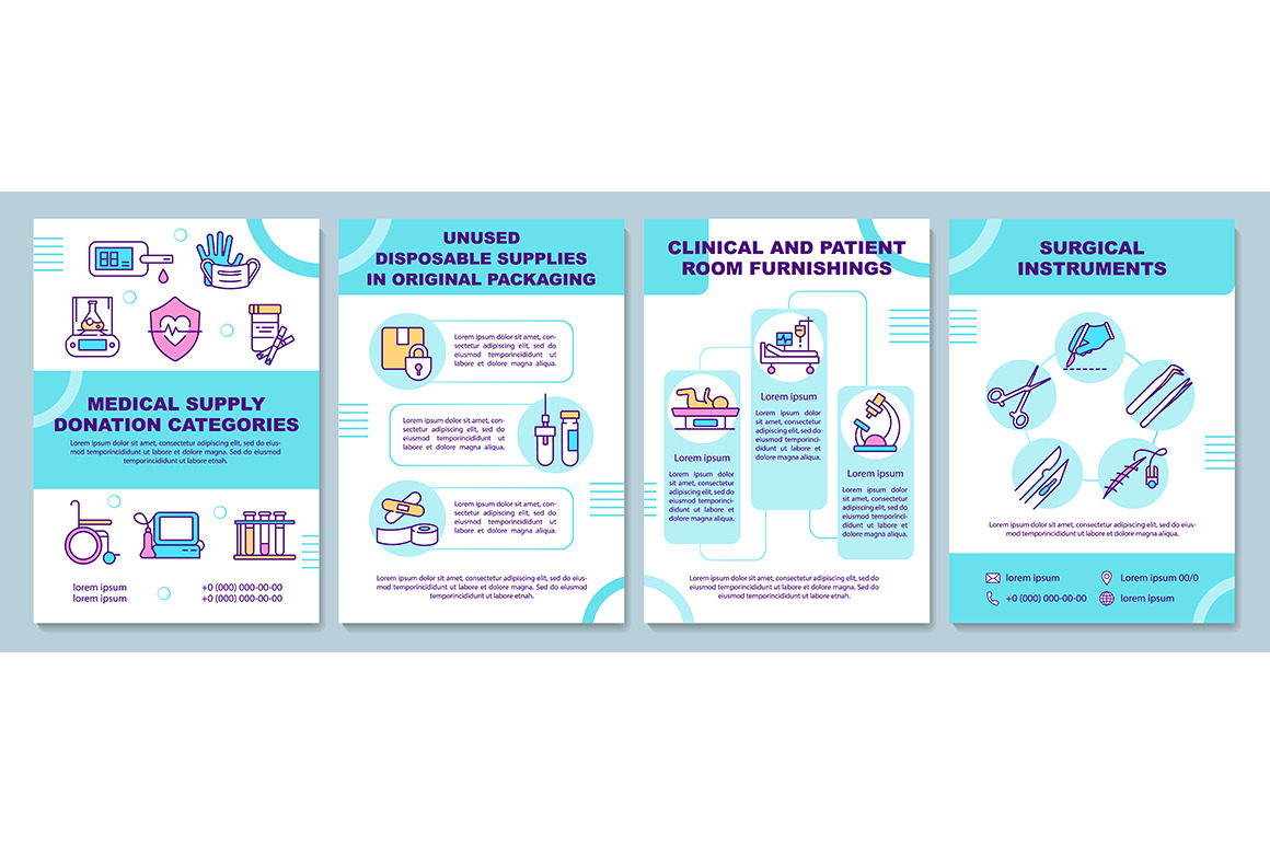 Medical Supply Donation Categories by Img Visuals  Creative Market