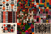 25 African Heritage Backgrounds, a Texture Illustration by Incomelion (Thumbnail 3 of 11)