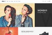 Rewind-eCommerce Fashion Bootstrap, a Bootstrap Template by IwThemes (Thumbnail 1 of 8)
