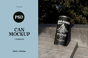 Can Mockup, a Product Mockup by PopotLane (Thumbnail 1 of 3)
