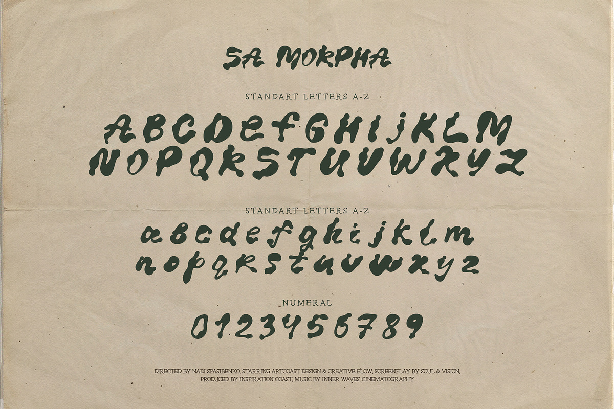Morpha – Organic Blob Typeface, a Handwritten Font by Artcoast Fonts (Photo 7 of 10)