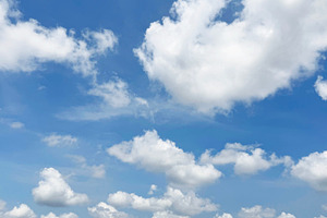 Blue sky and clouds background, a Nature Photo by ArtBackground