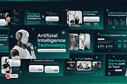 AI Technology PowerPoint, a Presentation Template by Loin Studio (Thumbnail 1 of 4)