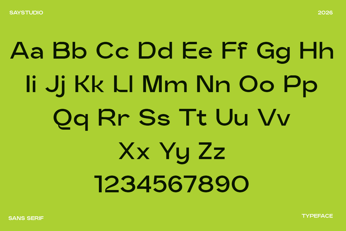 Sans Serif Typeface - Kelantis, a Sans Serif Font by Say Studio (Photo 11 of 12)