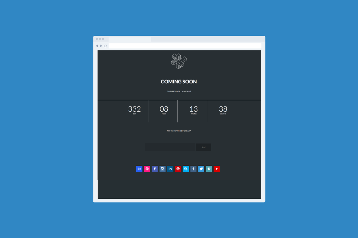 Solid - Coming soon page, a Templates & Theme by engdesign