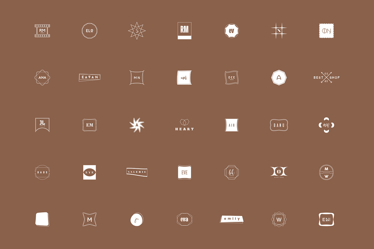 380 Stylish & Minimal Logos, a Branding & Logo Template by Graphicdome (Photo 17 of 18)