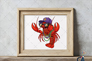 Mardi Gras Crawfish PNG, an Illustration by Creative Art (Thumbnail 4 of 6)