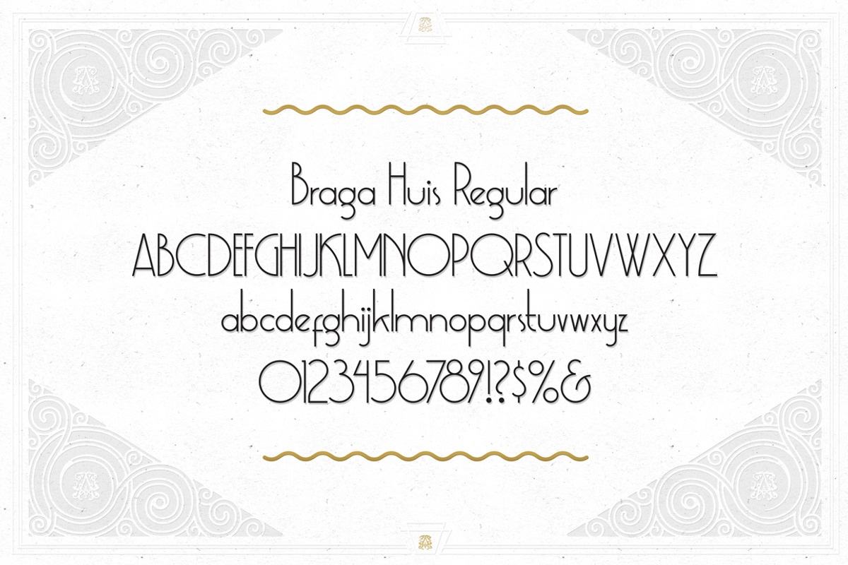 Braga Huis, a Sans Serif Font by Juru Rancang Studio (Photo 4 of 9)
